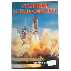 Vintage Kennedy Space Center NASA Space Shuttle Souvenir Book 1980s Florida